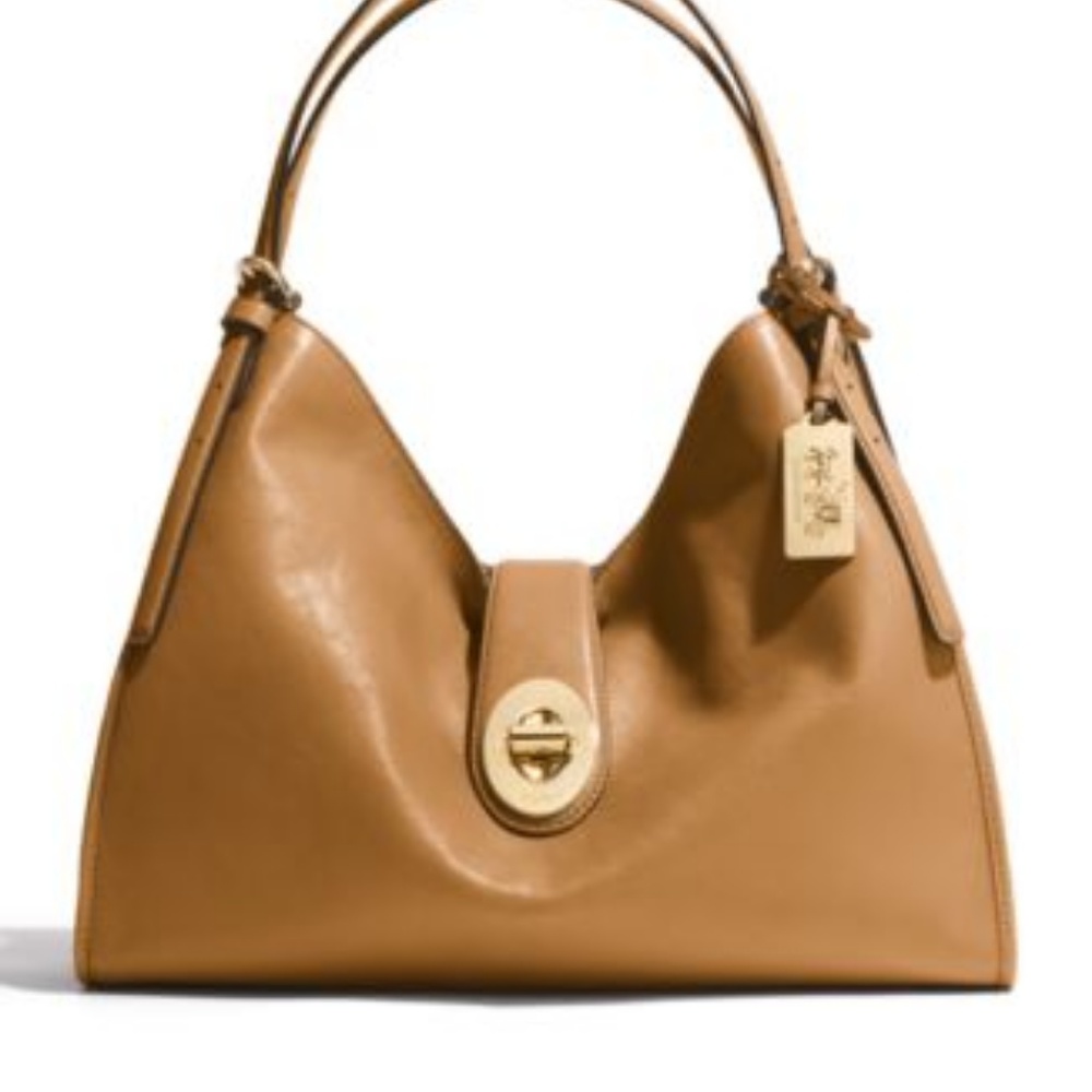 NWT - Authentic Coach Madison Carlyle XL in tan